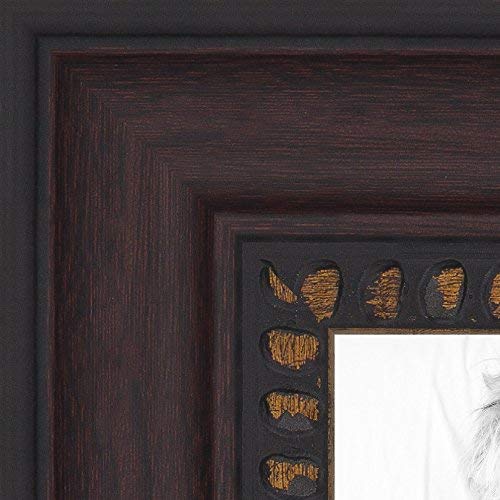 ArtToFrames 14x19 inch Cherry Slope with Dark Gold Edges Wood Picture Frame, 2WOMD10488-14x19