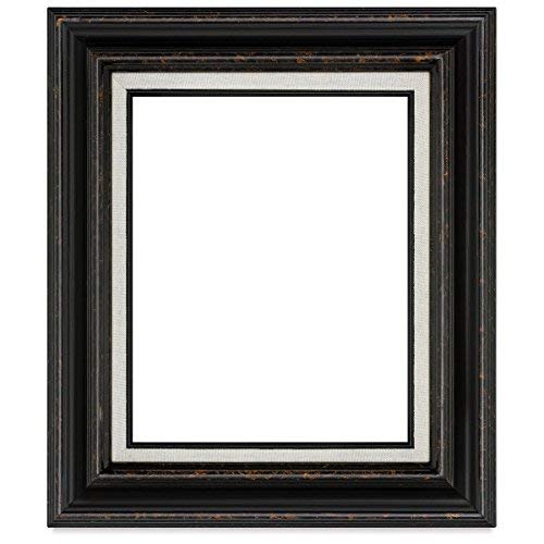 Your Canvas Creations YCC Home Office Wall Décor Open Back Picture Frame, Frame 5 Burlwood Finish, burnt umber band, Size 20x24