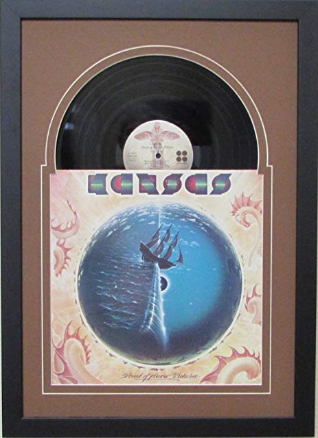 Record Album Lp Frame Featuring Brown Mat 