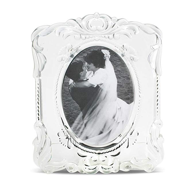 Mikasa Princess oval 5x7 crystal frame