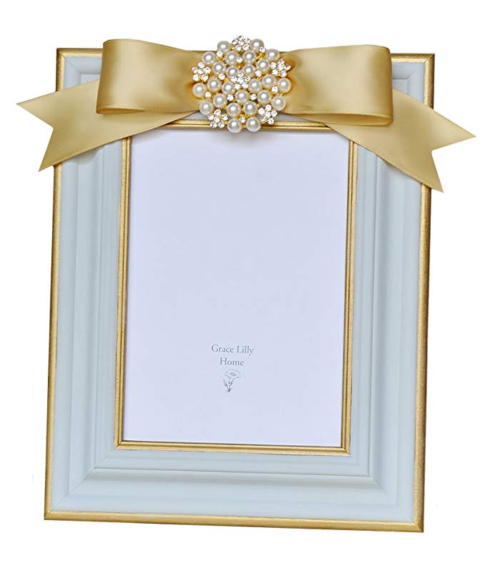 French Gray Blue Picture Frame 8x10