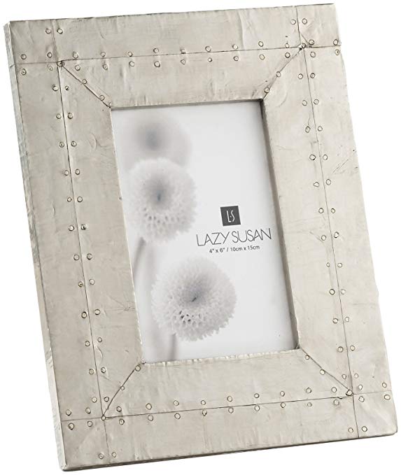 Lazy Susan Royal German Silver Frame, 4 by 6-Inch