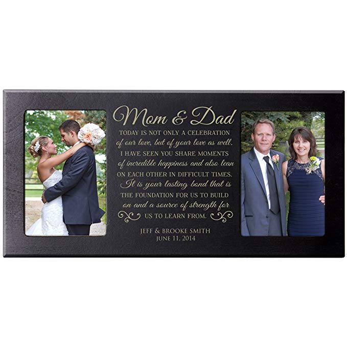 Personalized Parent Wedding Gifts Wedding Picture Frame Wedding Gift for Mom and Dad Thank You Gifts 16