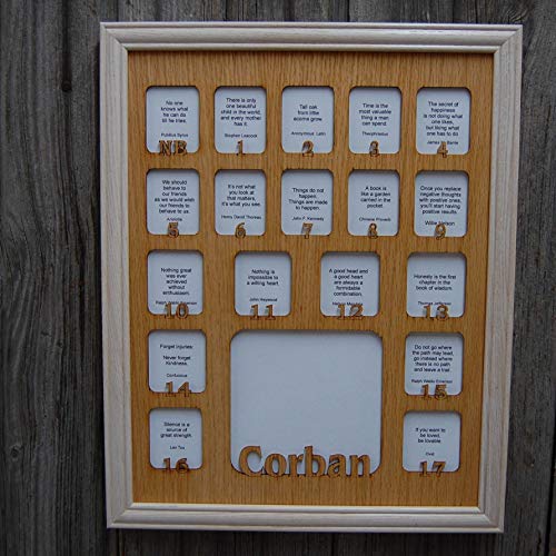 11x14 Personalized School Years Picture Frame - Newborn to 18 or Birth thru 12th Grade